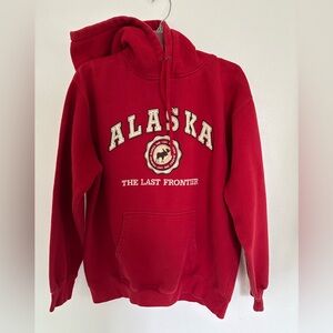 Vintage Alaska Last Frontier Hoodie Sweatshirt